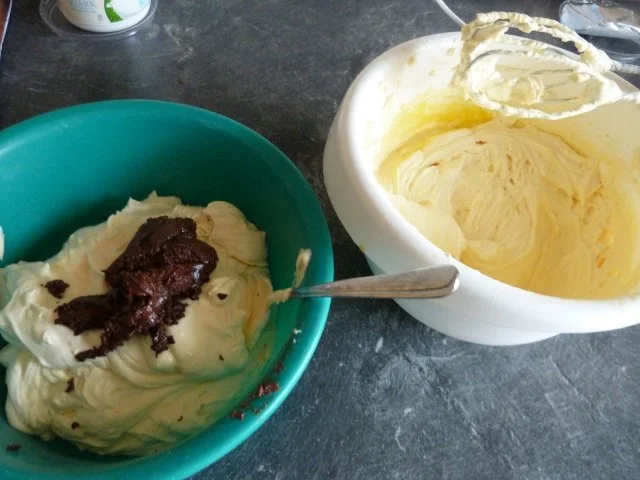 Käsekuchen marmoriert mit Minzgeschmack - Rezept - Bild Nr. 6