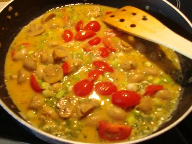 Rezept: Rührei mit leckerem Gemüse Bild Nr. 7 Rührei mit leckerem Gemüse - Rezept - Bild Nr. 7