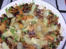 Huhn mit Champignons und Bambus - Rezept