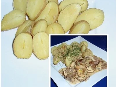 Scharfe Champignons mit Pellkartoffeln - Rezept - Bild Nr. 4