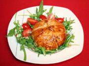 Blätterteigtaschen mit Feta, Tunfisch, Rucola & Tomaten - Rezept
