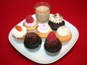 Bunte Auswahl von Cupcakes - Rezept