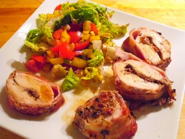 Himbeer-Huhn mit schwarzem Knoblauch - Rezept