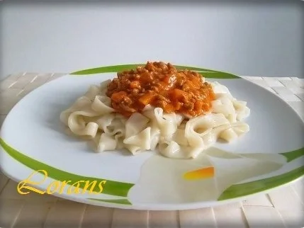 Rezept: ❈ Selbstgemachte Bandnudeln mit Bolognese-Sause und Parmesankäse ❈ Bild Nr. 18 ❈ Selbstgemachte Bandnudeln mit Bolognese-Sause und Parmesankäse ❈ - Rezept - Bild Nr. 18