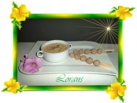 Rezept: `❀´ Lauch-Käsesuppe mit Mettbällchen – Spieße `❀´ Bild Nr. 14 `❀´ Lauch-Käsesuppe mit Mettbällchen – Spieße `❀´ - Rezept - Bild Nr. 14