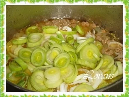 Rezept: `❀´ Lauch-Käsesuppe mit Mettbällchen – Spieße `❀´ Bild Nr. 8 `❀´ Lauch-Käsesuppe mit Mettbällchen – Spieße `❀´ - Rezept - Bild Nr. 8