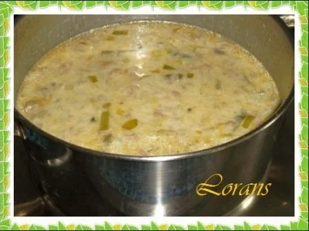 Rezept: `❀´ Lauch-Käsesuppe mit Mettbällchen – Spieße `❀´ Bild Nr. 12 `❀´ Lauch-Käsesuppe mit Mettbällchen – Spieße `❀´ - Rezept - Bild Nr. 12