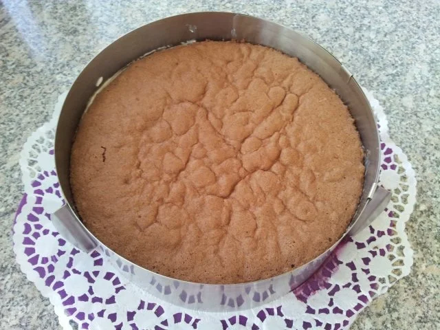 Rezept: Torte "Schwarzwälder Art" mit Blaubeeren Bild Nr. 7 Torte "Schwarzwälder Art" mit Blaubeeren - Rezept - Bild Nr. 7