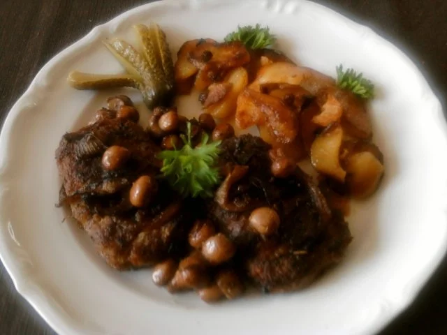 Ostfriesen-Steak mit Hoppdipomm - Rezept