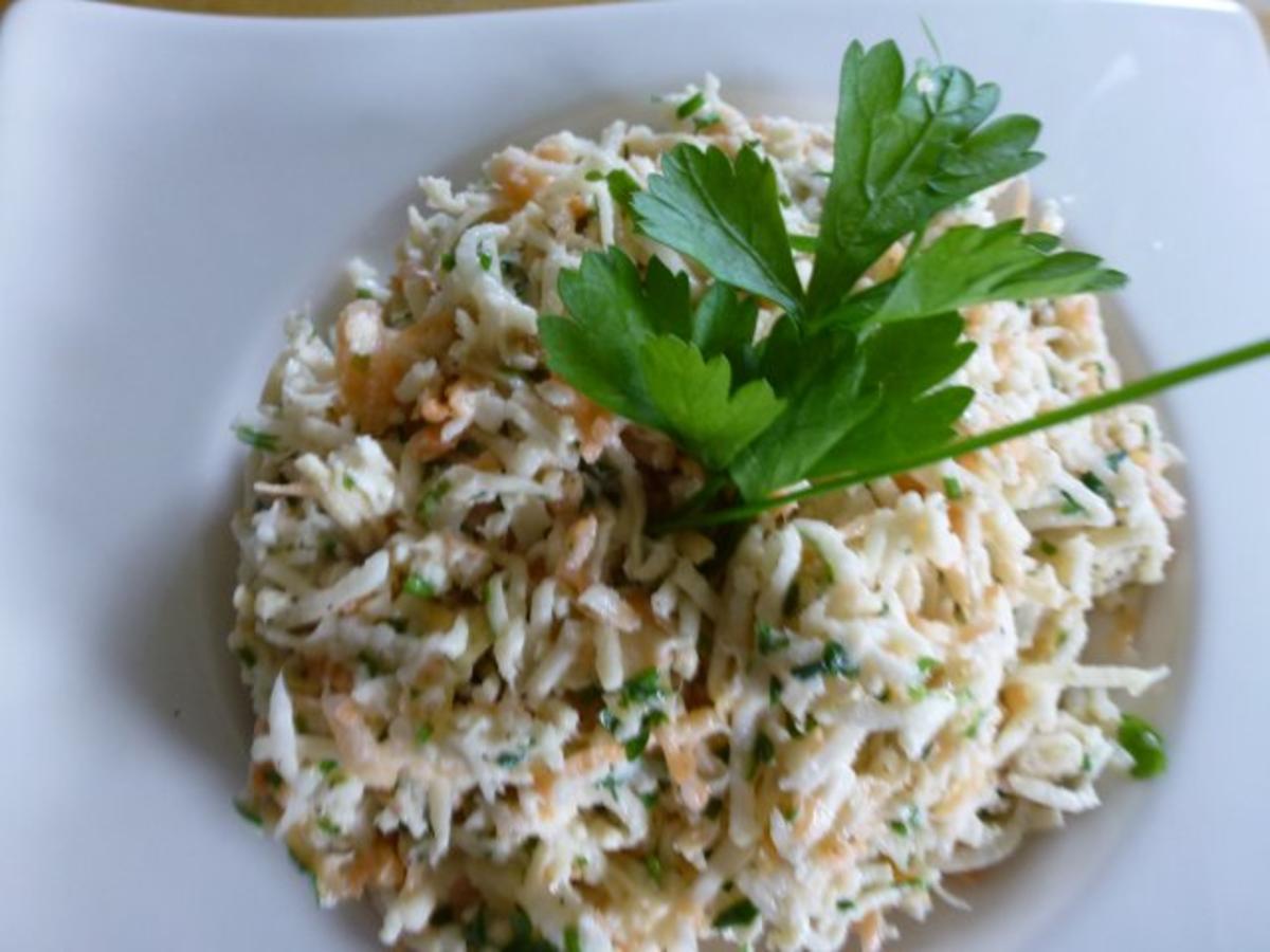 Pastinaken-Karottensalat - Rezept