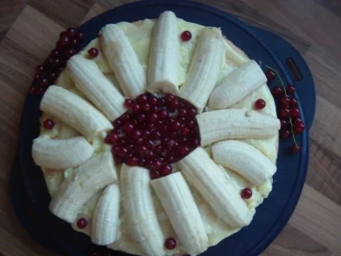 Bananentorte mit Johannesbeeren - Rezept - Bild Nr. 5