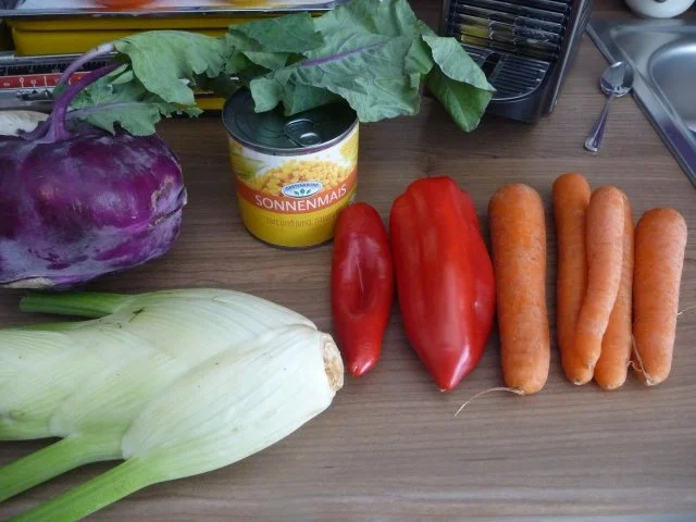 Fleischlos : Gemüse kunterbunt im Bräter aus dem Backofen - Rezept - Bild Nr. 2