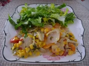 Fleischlos : Gemüse kunterbunt im Bräter aus dem Backofen - Rezept