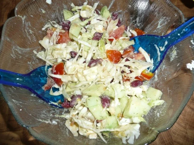 Schwenkbraten &  Nudel - Salat mit Pfiff !! - Rezept - Bild Nr. 2