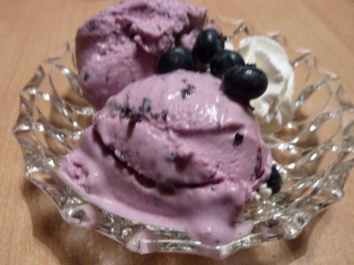 Bilder für Dessert: Heidelbeereis - Rezept