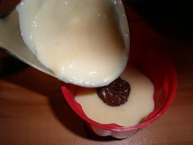 Mandelpudding mit Schoko-Kern - Rezept - Bild Nr. 3