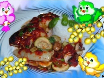 Rezept: Geflügel : Hähnchekeulen aus dem Ofen Geflügel : Hähnchekeulen aus dem Ofen - Rezept