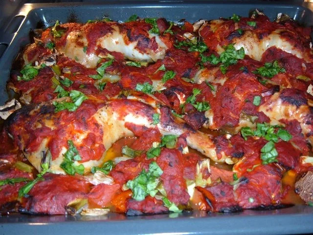 Rezept: Geflügel : Hähnchekeulen aus dem Ofen Bild Nr. 6 Geflügel : Hähnchekeulen aus dem Ofen - Rezept - Bild Nr. 6