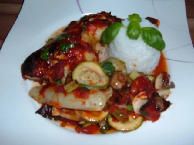 Rezept: Geflügel : Hähnchekeulen aus dem Ofen Bild Nr. 7 Geflügel : Hähnchekeulen aus dem Ofen - Rezept - Bild Nr. 7