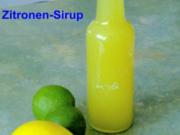 Zitronen-Sirup - Rezept