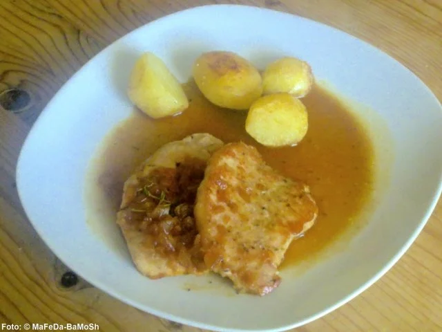 Schweinelendchen in Honig-Thymian-Sauce - Rezept