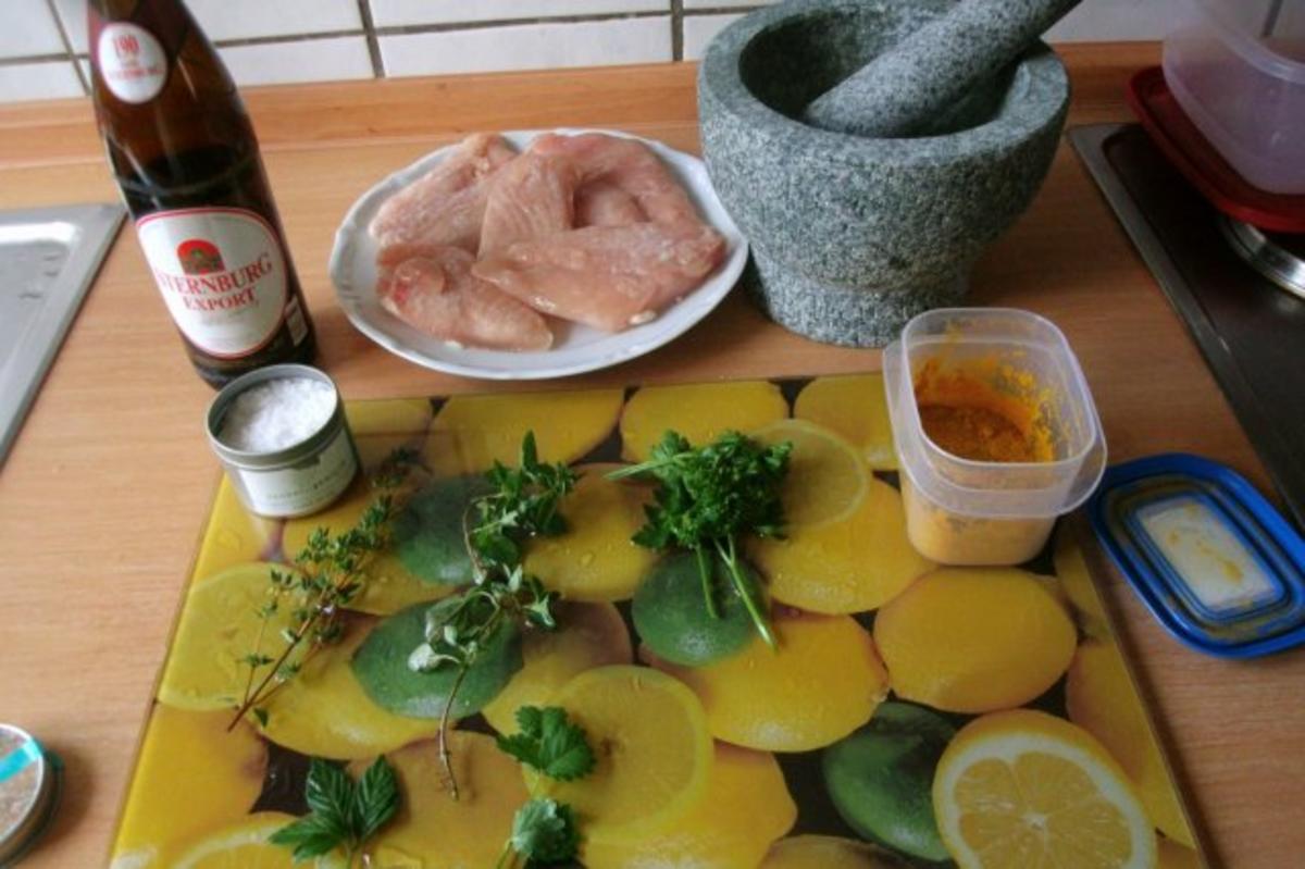 marinierte Hähnchenbrustfilet"s mit karamellisierten Möhren in Senf-Schnittlauchsosse - Rezept - Bild Nr. 3
