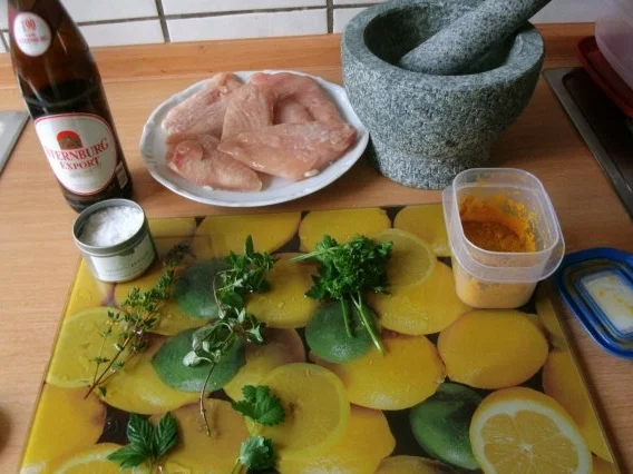 marinierte Hähnchenbrustfilet"s mit karamellisierten Möhren in Senf-Schnittlauchsosse - Rezept - Bild Nr. 3