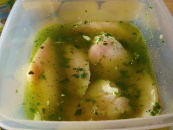 marinierte Hähnchenbrustfilet"s mit karamellisierten Möhren in Senf-Schnittlauchsosse - Rezept - Bild Nr. 9