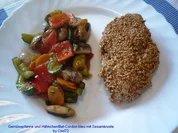 Hähnchenbrustfilet in Sesamkruste - Rezept