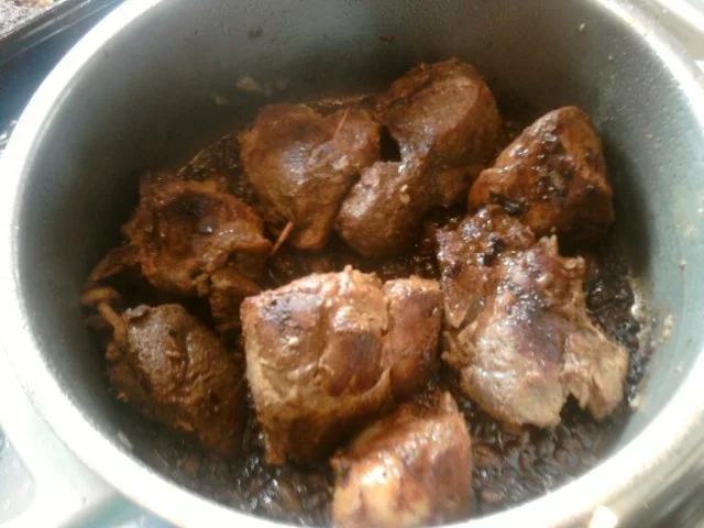 Snirtje-Braten mit Uppstöfft Kohlrabi - Rezept - Bild Nr. 3