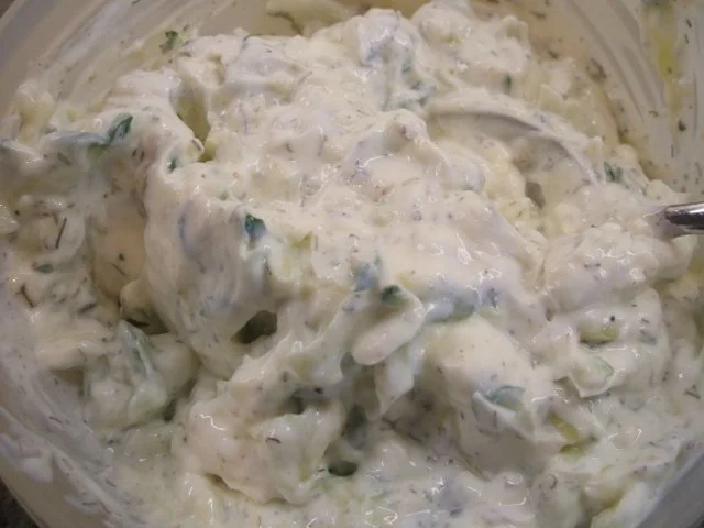 Frischkäse: Gurke und Knoblauch - Rezept