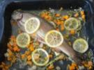 Lachsforelle mit Gemüse - Rezept