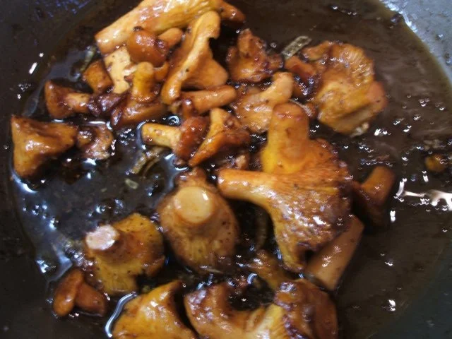 Pilze: Salat von marinierten Pfifferlingen mit Kräuter-Croutons - Rezept - Bild Nr. 4