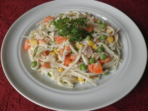 Rezept: "Schlanker" Nudelsalat ;-) ... Bild Nr. 2 "Schlanker" Nudelsalat ;-) ... - Rezept - Bild Nr. 2