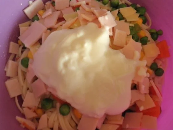 Rezept: "Schlanker" Nudelsalat ;-) ... Bild Nr. 7 "Schlanker" Nudelsalat ;-) ... - Rezept - Bild Nr. 7