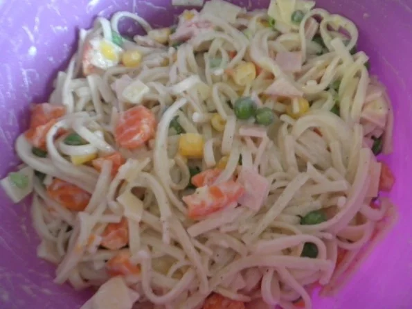 Rezept: "Schlanker" Nudelsalat ;-) ... Bild Nr. 8 "Schlanker" Nudelsalat ;-) ... - Rezept - Bild Nr. 8