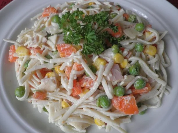 Rezept: "Schlanker" Nudelsalat ;-) ... Bild Nr. 9 "Schlanker" Nudelsalat ;-) ... - Rezept - Bild Nr. 9