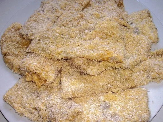 Seelachsfilet in knuspriger Kokoshülle - Rezept - Bild Nr. 4