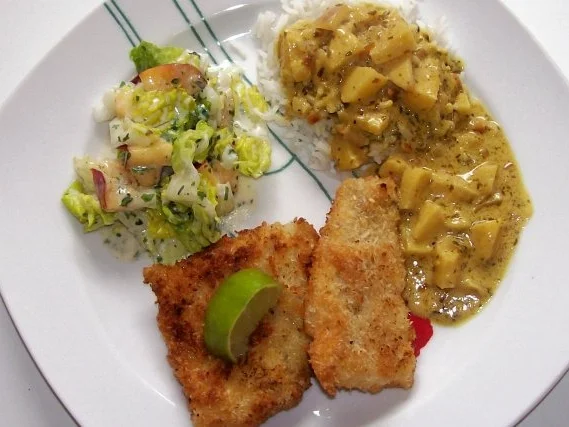 Seelachsfilet in knuspriger Kokoshülle - Rezept - Bild Nr. 8