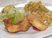 Seelachsfilet in knuspriger Kokoshülle - Rezept