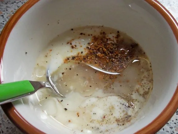 Grüner Salat mit Nektarinen und Joghurtdressing - Rezept - Bild Nr. 4