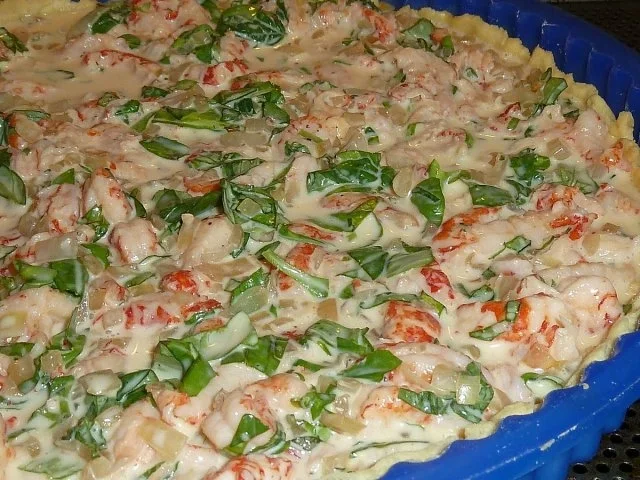 Krebs-Basilikum-Tarte - Rezept - Bild Nr. 2