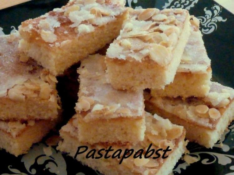Blitz-Butterkuchen mit Mandelhaube - einfach - von Pastapabst