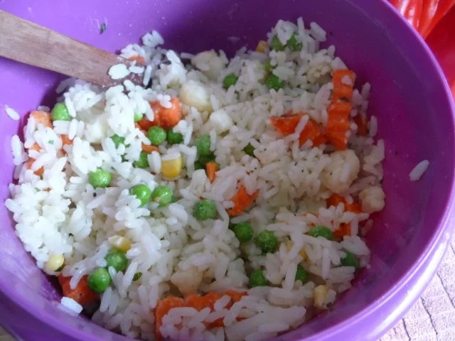 Rezept: Fleischlos : Paprika mit Gemüsereis gefüllt aus dem Backofen.... Bild Nr. 5 Fleischlos : Paprika mit Gemüsereis gefüllt aus dem Backofen.... - Rezept - Bild Nr. 5