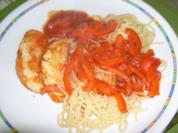 Hähnchenbrust in Tomatensoße - Rezept