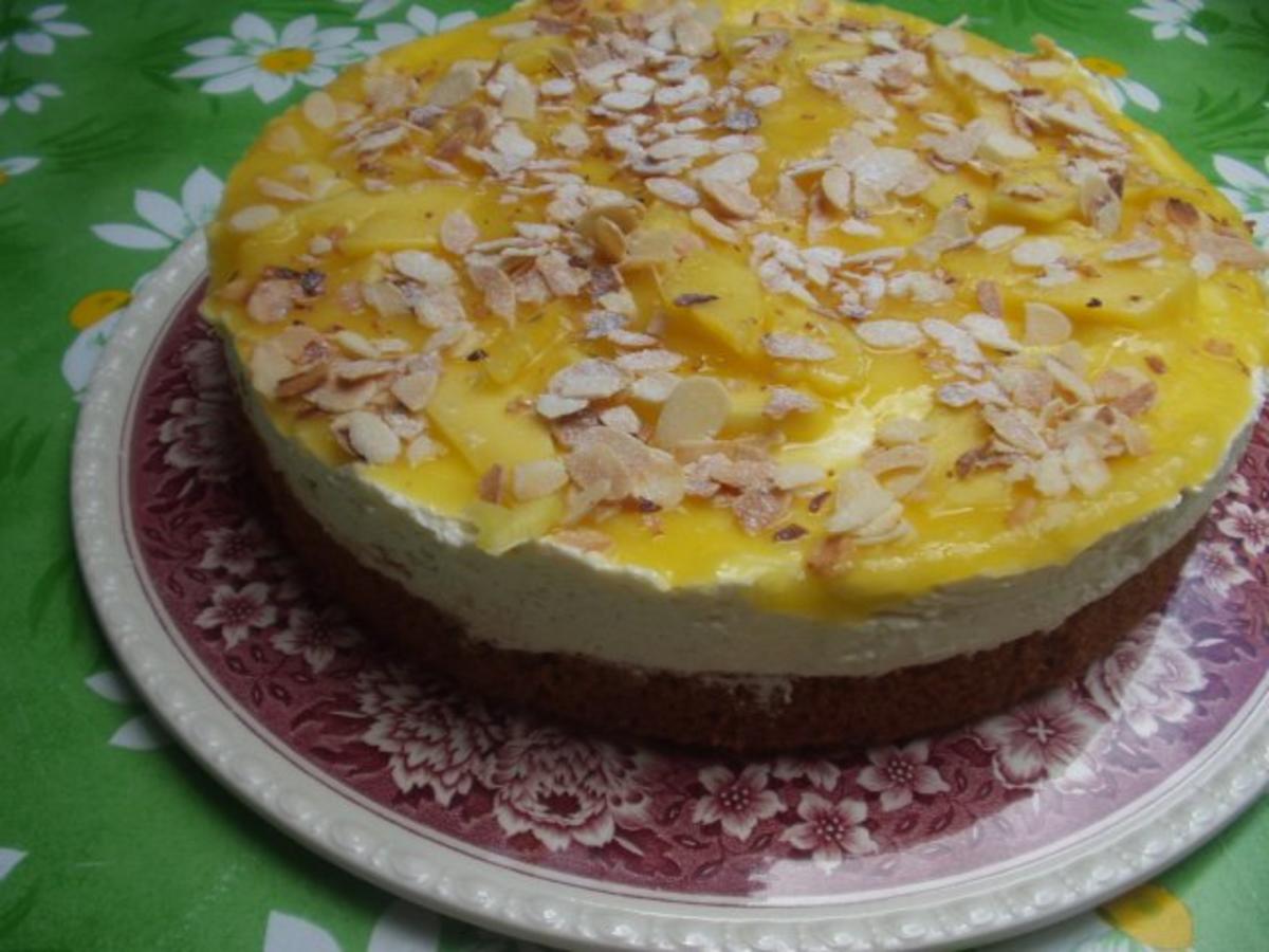 Bilder für Mango-Mascarpone-Torte - Rezept