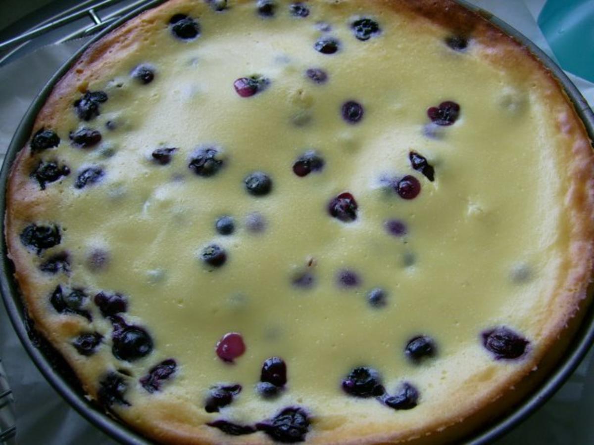 Schokokuchen Mit Heidelbeer Quark Guss - Rezepte Suchen