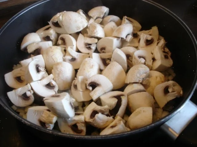 Nudeln mit Sahne-Champignons - Rezept - Bild Nr. 6