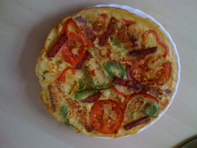 Rezept: Leo´s Pfannkuchenpizza Bild Nr. 6 Leo´s Pfannkuchenpizza - Rezept - Bild Nr. 6