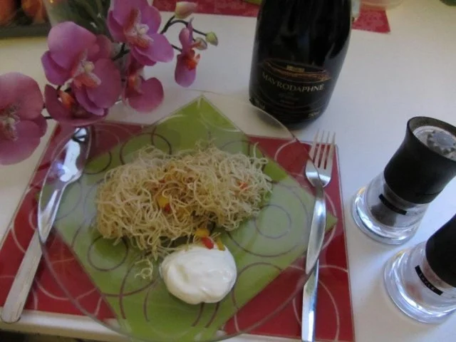 Rezept: Gebratene Mie Nudeln mit Gemüse Gebratene Mie Nudeln mit Gemüse - Rezept